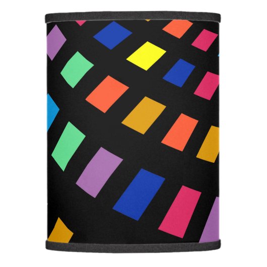 Colorful Digital Rainbow Lamp Shade (Front)