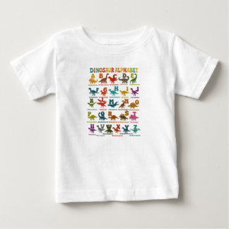 Colorful Dinosaur Alphabet Kids T-Shirt