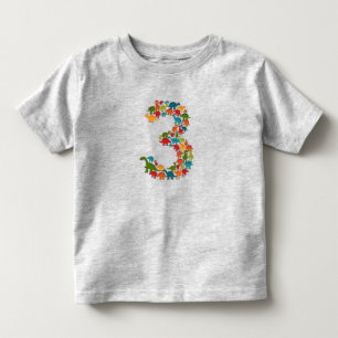Colorful Dinosaur Baby Shirt