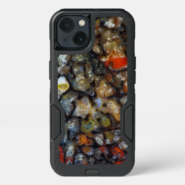 Colorful Dinosaur Bone Otterbox iPhone Case (Back)