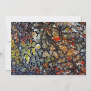 Colorful Dinosaur Bone Thank You Card
