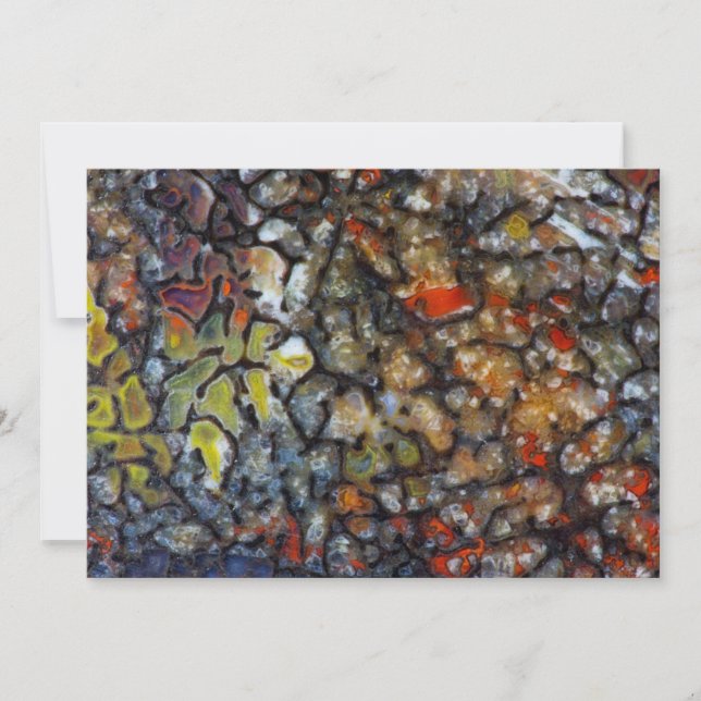 Colorful Dinosaur Bone Thank You Card (Front)