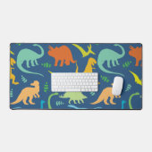 Colorful Dinosaur Desk Mat (Keyboard & Mouse)