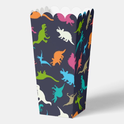 Colorful Dinosaur Dino Cute Modern Kids Party Favor Boxes