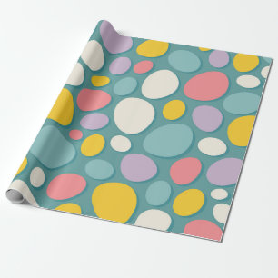 Colorful Dinosaur Eggs Wrapping Paper