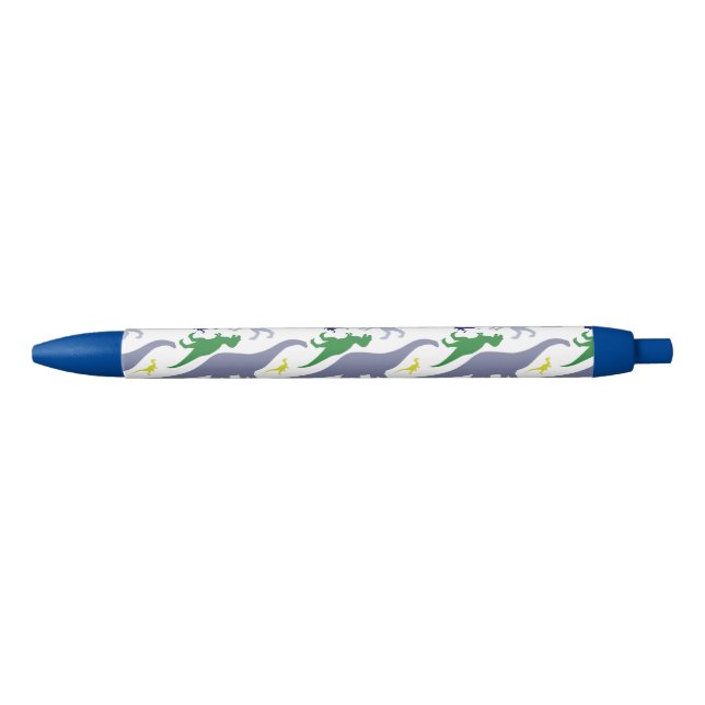 Colorful Dinosaur Pattern (Light) Pen (Front)
