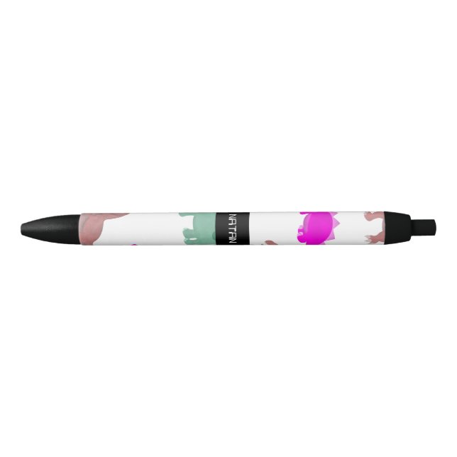Colorful Dinosaur Pattern  Pen (Front)