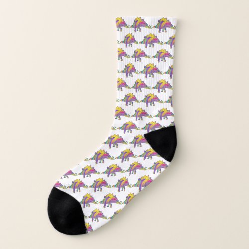 Colorful Dinosaur pattern Socks