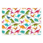 Colorful Dinosaur Pattern with Name