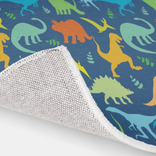 Colorful Dinosaur Rug