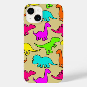 Colorful Dinosaurs Case-Mate iPhone 14 Case