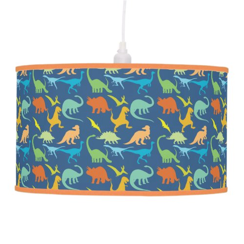 Colorful Dinosaurs Ceiling Lamp