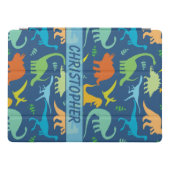 Colorful Dinosaurs Design to Personalize iPad Pro Cover (Horizontal)