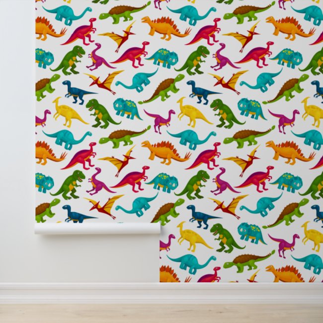 Colorful Dinosaurs Design