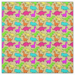 Colorful Dinosaurs Fabric