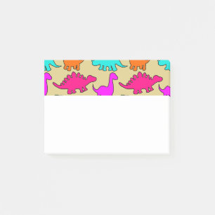 Colorful Dinosaurs Post-it Notes