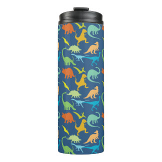 Colorful Dinosaurs Thermal Tumbler