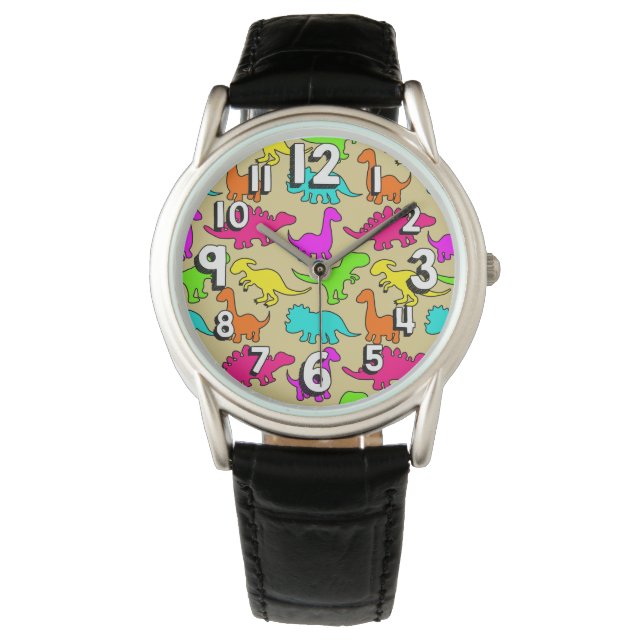 Colorful Dinosaurs  Watch (Front)