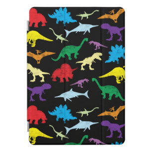 Colorful Dinosaurs Watercolor Kids Pattern iPad Pro Cover
