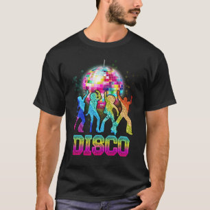 Colorful Disco Ball 70S Vintage Retro Theme Dancin T-Shirt