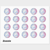 Mirrored Disco Ball 1 Sticker