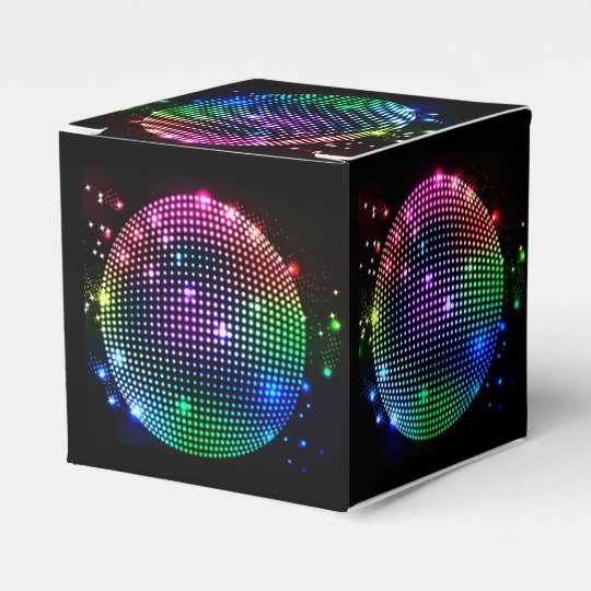 Colorful Disco Ball Gift/Party Favor Box