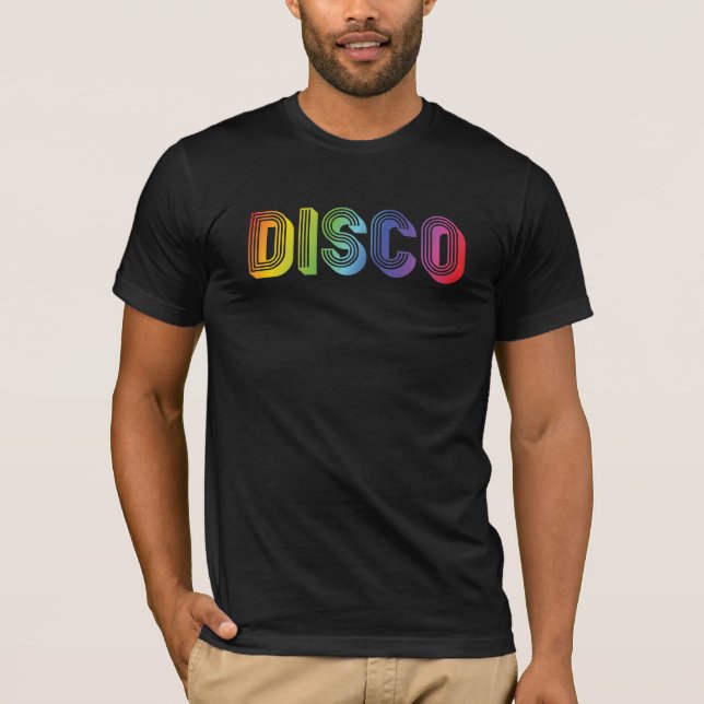 Colorful DISCO text T-Shirt (Front)