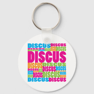 Colorful Discus Keychain