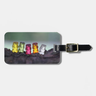 Colorful Diversity Gummy Bears Photography Luggage Tag