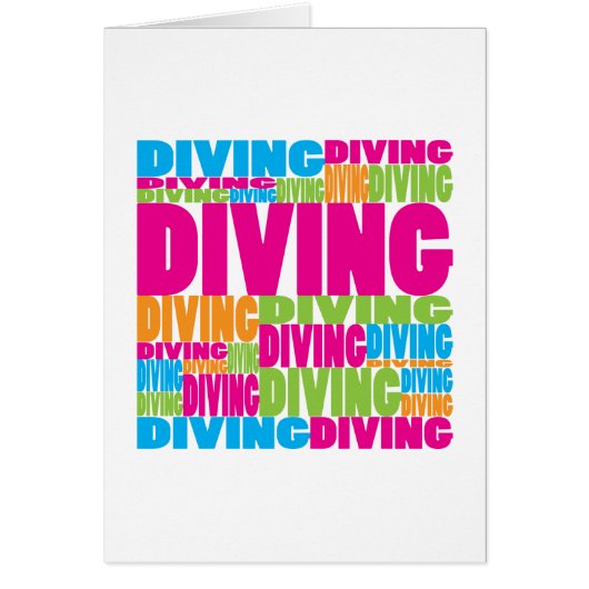 Colorful Diving Cards (Front)