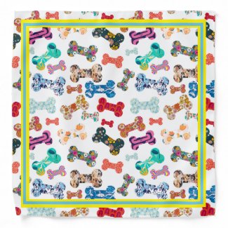 Colorful Dog Bones 