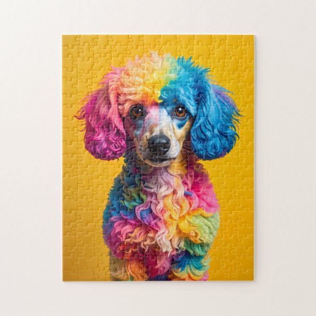 Colorful Dog Jigsaw Puzzle (Vertical)