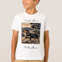 Colorful Dog Kids T-Shirt – Fun Puppy Graphic Tee