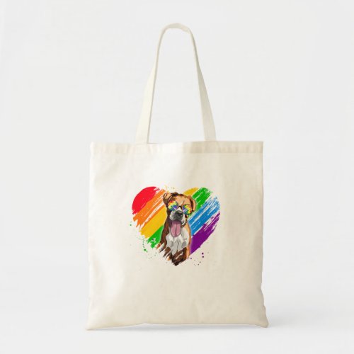 Colorful Dog Love Cute Animal Lover Pet Gifts Pug Tote Bag