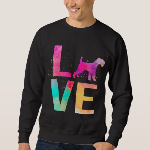 Colorful Dog Mom Gifts Soft Coated Wheaten Terrier Sweatshirt