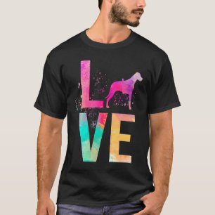 Colorful Dog Mom Rhodesian Ridgeback T-Shirt