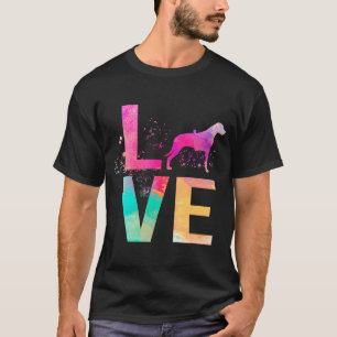 Colorful Dog Mom Rhodesian Ridgeback T-Shirt