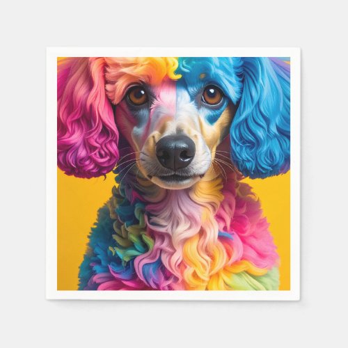 Colorful Dog Napkins