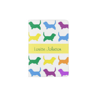 Colorful Dog Passport Holder