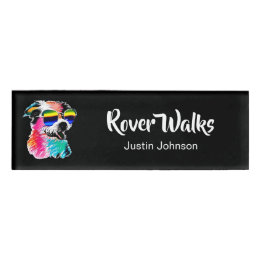 Colorful Dog Pet Professional Name Tag
