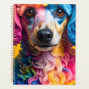 Colorful Dog Planner