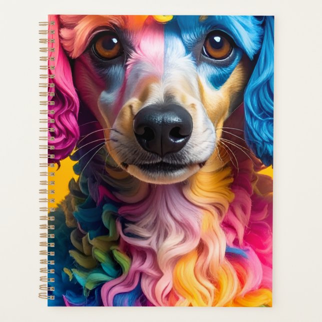 Colorful Dog Planner (Front)
