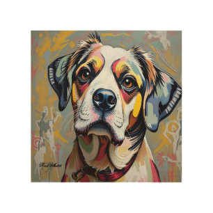 Colorful Dog Portrait – Vibrant Abstract Pet Art