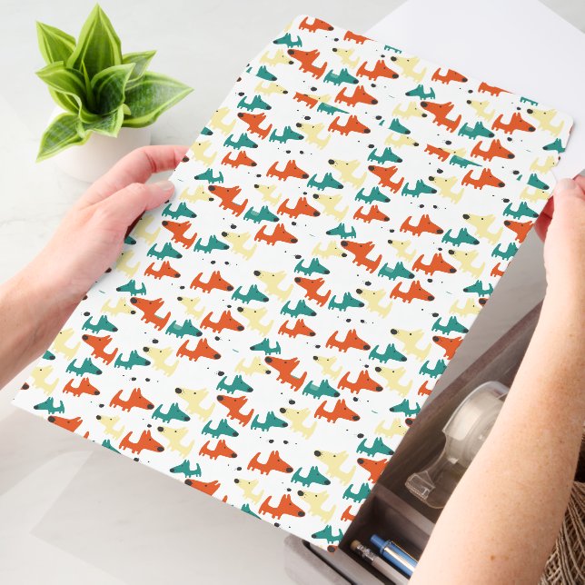 Colorful Dogs Animals Design Envelope Mailer (Desk)