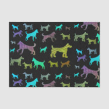Colorful Dogs Tissue Paper