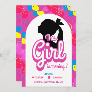 Colorful Doll invite