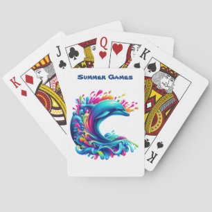 Colorful Dolphin-Classic Playing Cards