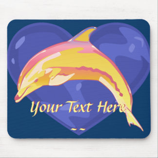 Colorful Dolphin Mousepad