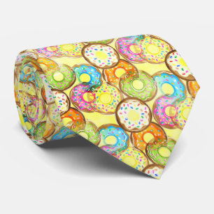 Colorful Donut Party Tie