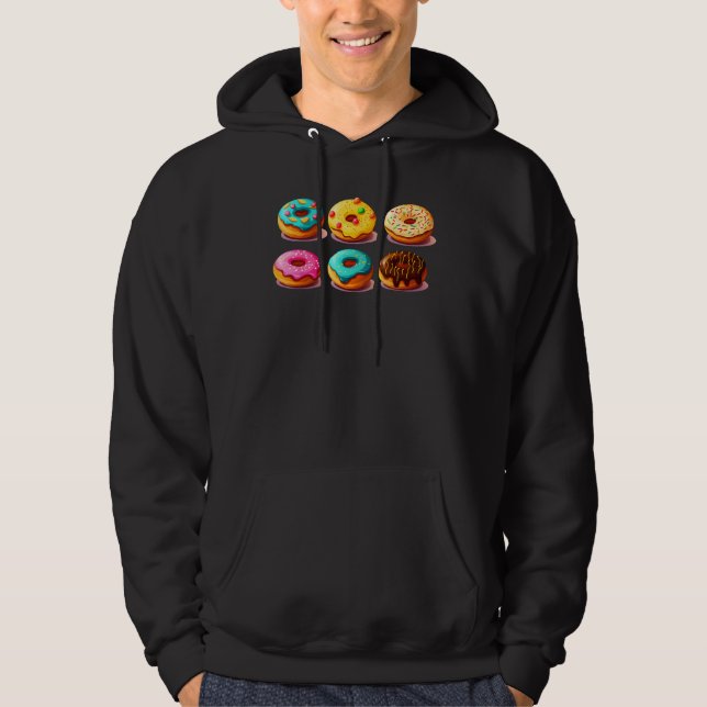Colorful Donuts Hoodie (Front)